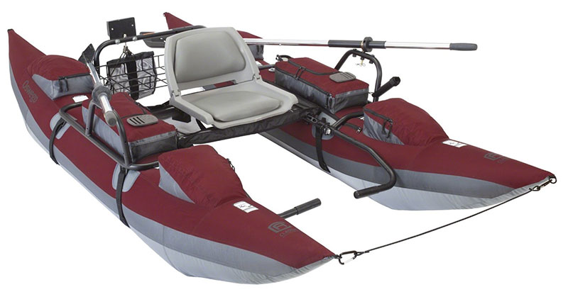Classic Accessories Oswego Inflatable Pontoon Boat With Motor Mount